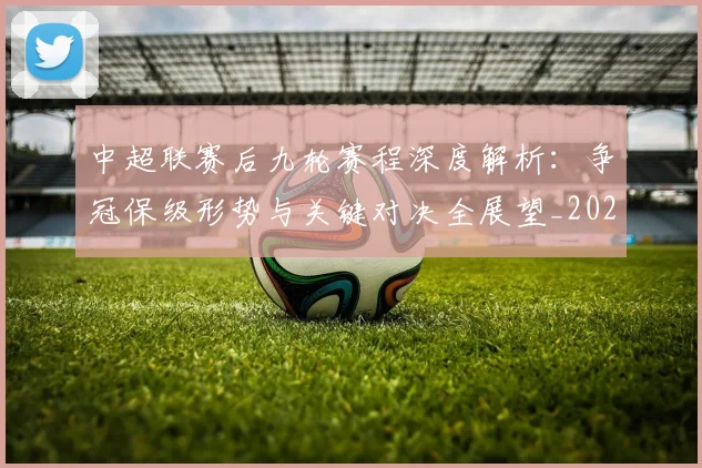 中超联赛后九轮赛程深度解析:争冠保级形势与关键对决全展望_20260610190519